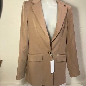 NEW Reformation Major Khaki Blazer Jacket S